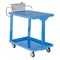 Vestil Easy Access Stock Truck w/Table, 24 x 36, Steel, 1200 lb Load Capacity, 2 Shelves, 41.5 L, 24 W EASY-A-2436-WT - alternate 1